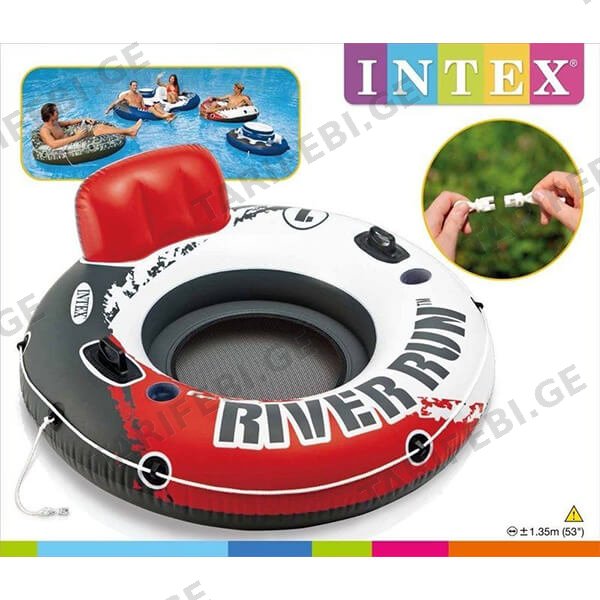 გასაბერი რგოლი RIVER RUN INTEX 56825