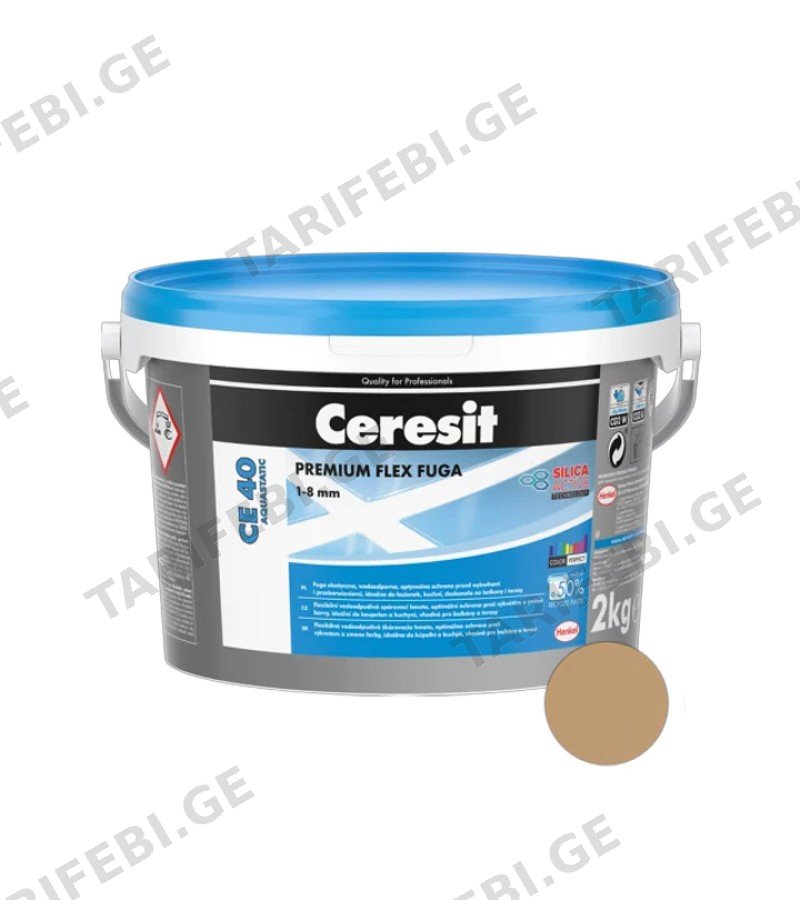 ფუგა ceresit CE40 2კგ წყალმდეგი ( ტოფი - TOFFI )