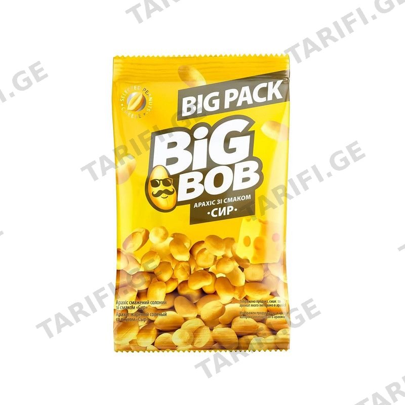 BIG BOB მიწისთხილი ყველისარომ130გრ 1ც