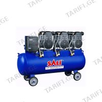 (4x1600W/150ლ) უზეთო ჰაერის კომპრესორი SALI