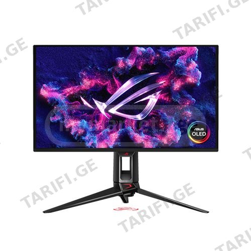 მონიტორი - Asus Rog Swift PG27UCDM - 26.5 Inch / 4K / OLED