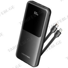 VENTION FHOB0 (Micro-USB,USB-C,USB-A,USB-A) 22.5W უსადენო დამტენი 10000mAh