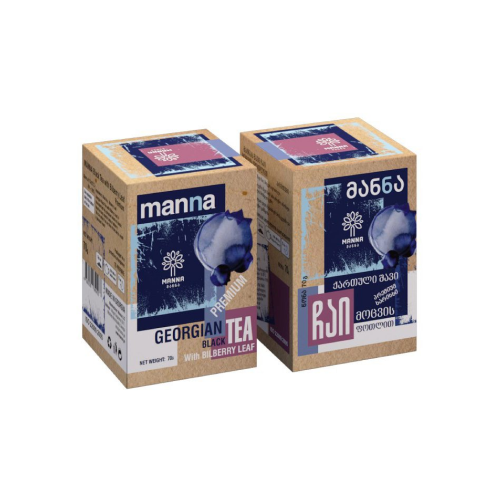 Tea with black cranberry leaves /manna/ 70 gr
