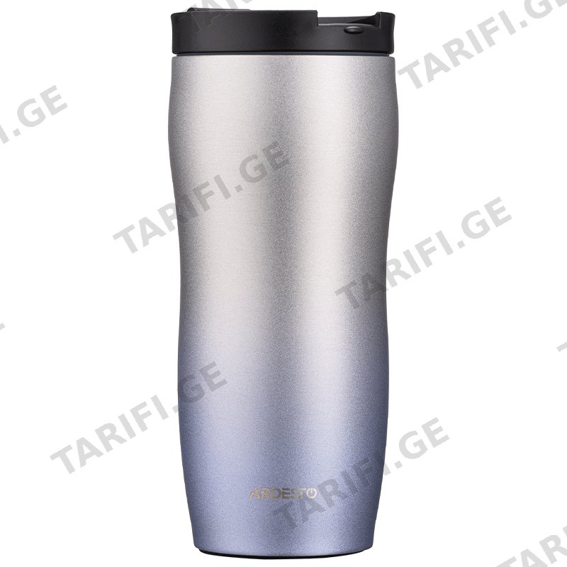 თერმოსი ARDESTO AR2645GM TRAVEL MUG METALLIC, 450ML, STAINLESS STEEL, BLUE
