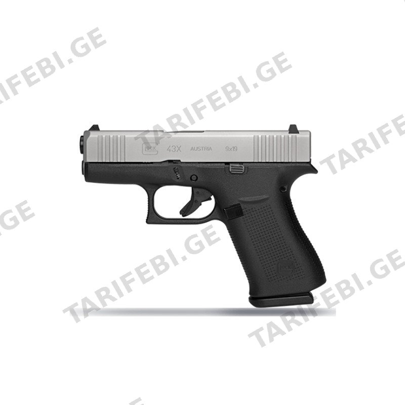 GLOCK 43X FS SILVER 9X19