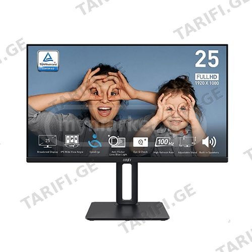 მონიტორი - Msi Pro MP251P - 24.5 Inch / FHD / IPS / 100 Hz