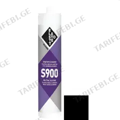 სილიკონი Elastotet S-900 შავი 280 მლ