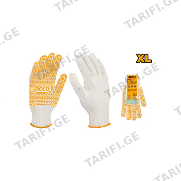 ხელთათმანი XL ზომა PVC HGVK05 INGCO