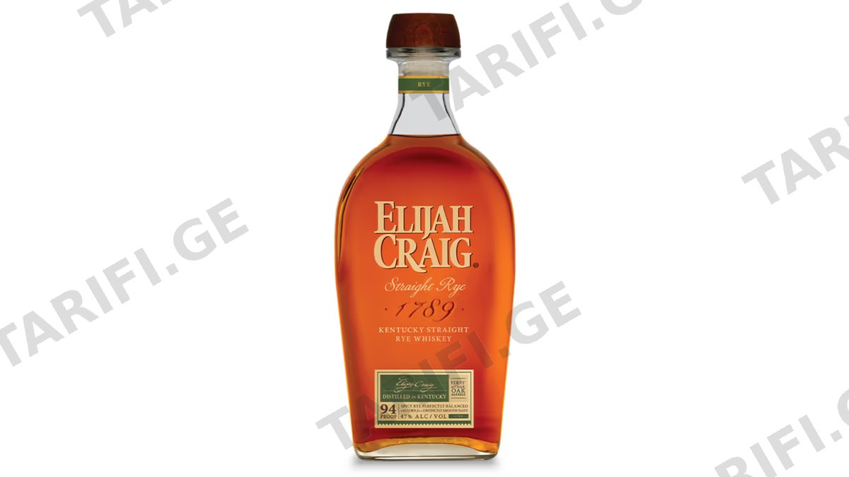 ბურბონი Elijah Craig Rye - 0.7L