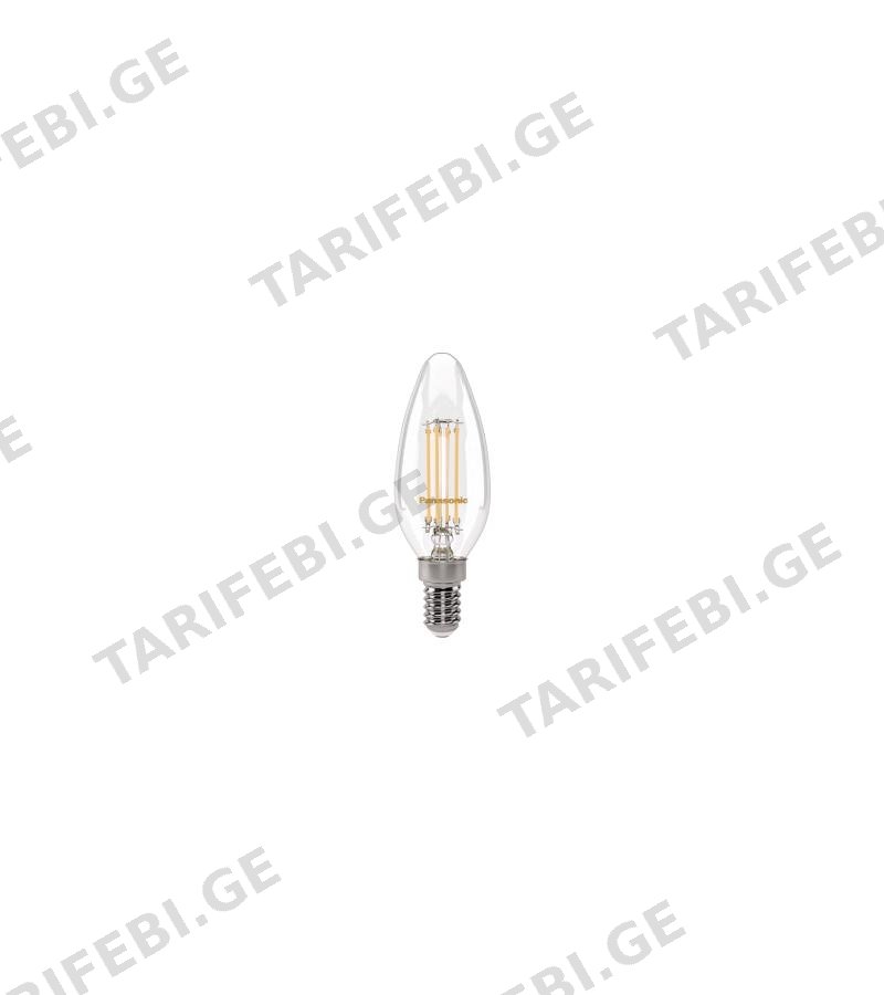 ნათურა LED E14 C CG ფერი. 2700K 4 W #LDCCH04LH1EC მწარ. Panasonic