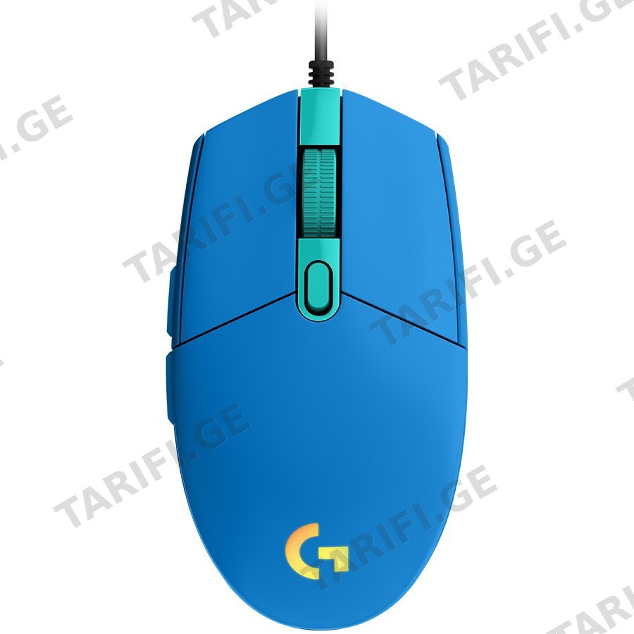 LOGITECH G203 LIGHTSYNC Corded Gaming Mouse - BLUE - USB