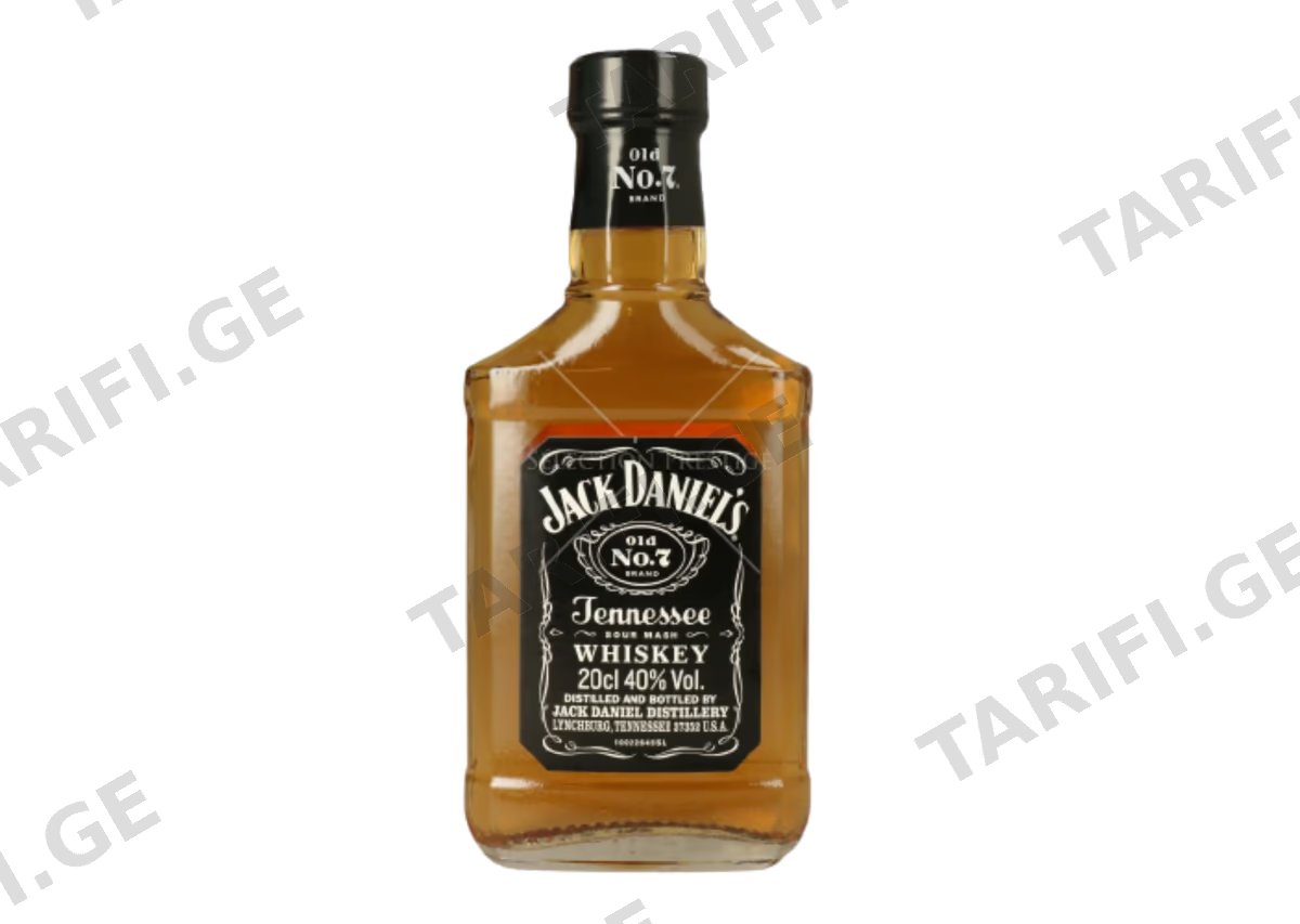ბურბონი Jack Daniel's - 0.2L