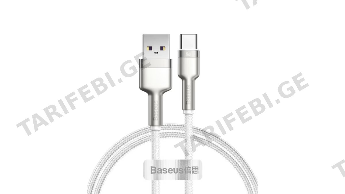 Baseus Cafule Series Metal Data Cable Type-C 66W 1m CAKF000102