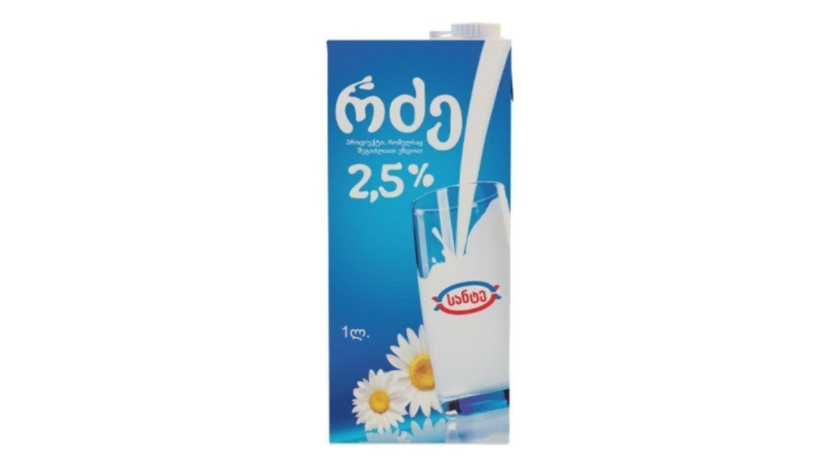 რძე /სანტე/ (2.5%) 1ლ