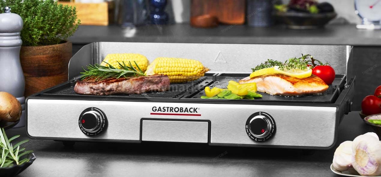 ელექტრომაყალი Gastroback DESIGN TABLE GRILL PLANCHA & BBQ 42