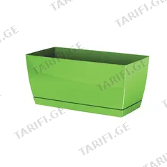 პლასტმასის ქოთანი ყვავილებისთვის Prosperplast COUBI CASE DUPP 370U 240 მმ მწვანე