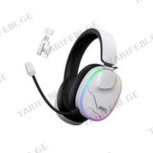 Onikuma GT836 Tri-Mode Gaming Headset White ყურსასმენი