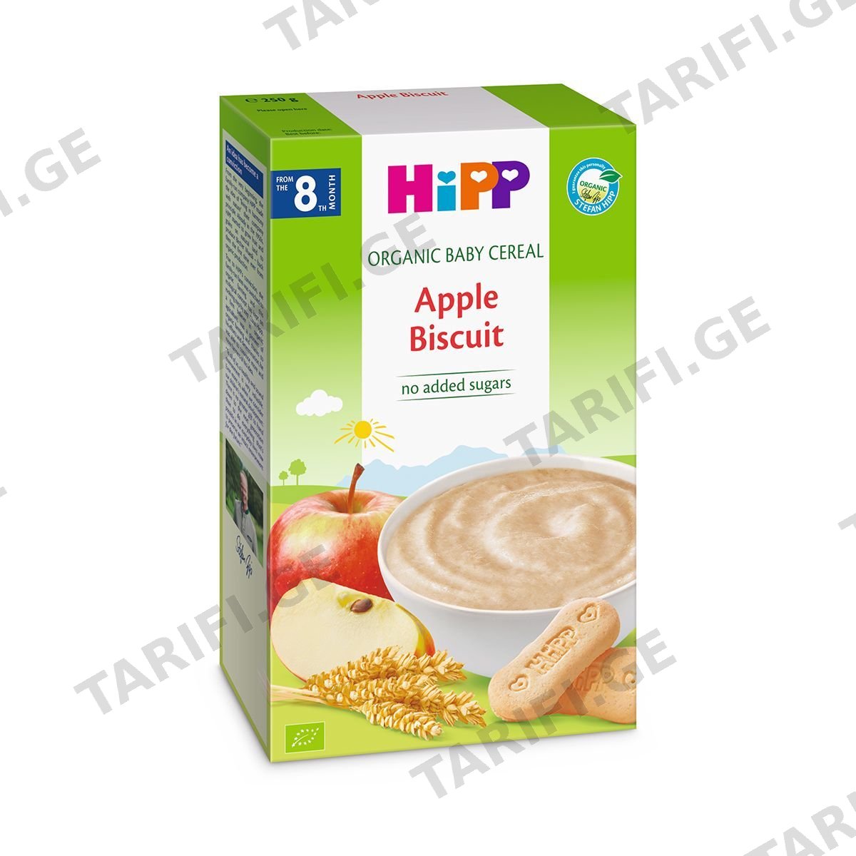 ურძეო ფაფა ვაშლი და ორცხობილა 2892 ჰიპი - Hipp