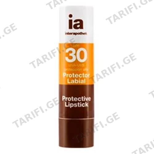 ინტერაპოთეკი - ტუჩის ბალზამი ვანილი SPF30