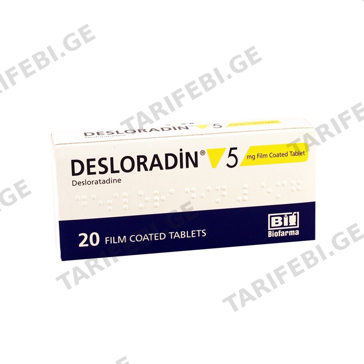 დესლორადინი - Desloradin 5მგ 20 ტაბლეტი