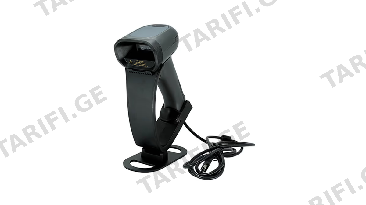 ბარკოდის სკანერი Sunlux IH20S, 2D, USB, RS232, Barcode Scanner, Black