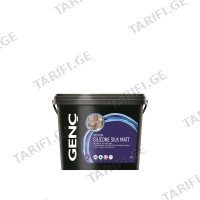 (2.5ლ) ინტერიერის საღებავი სილიკონით GENC SILICONE SILK MATT