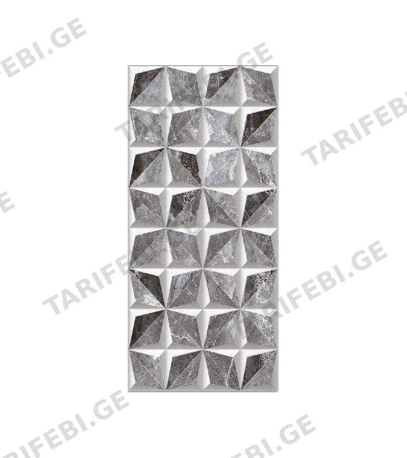 კერამიკ. ფილა YAGMUR GREY DECOR R I N O 30*60