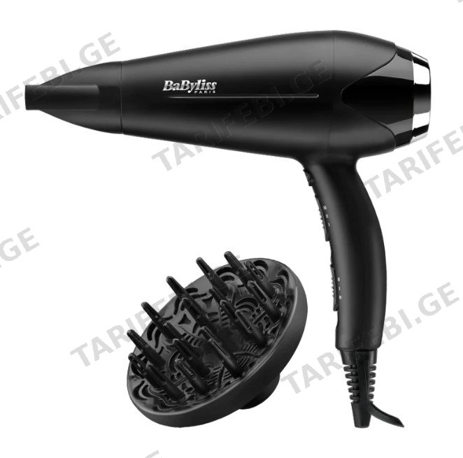 ფენი Babyliss D572DE Turbo Smooth 2200 Hair Dryer Black