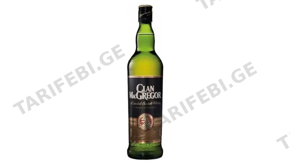 ვისკი /Clan Macgregor 40 %/1ლ