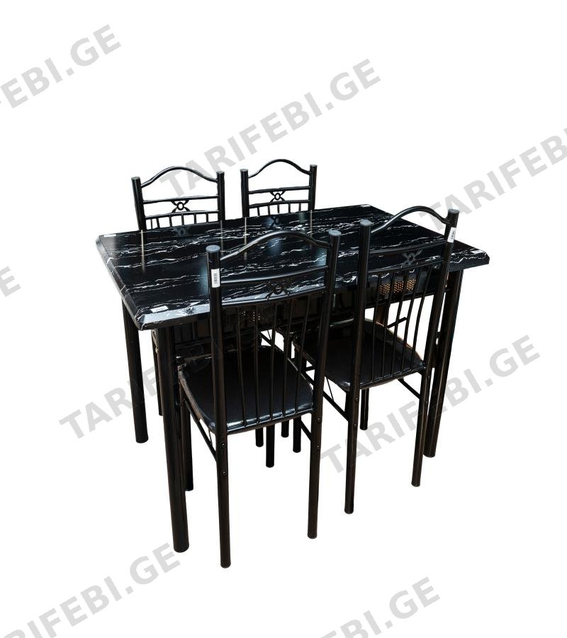 მაგიდა სკამებით 1+4 FSYH-G24-02A 120*75*75
