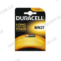 (1ც) 12V A27 ელემენტი DURACELL Alkaline