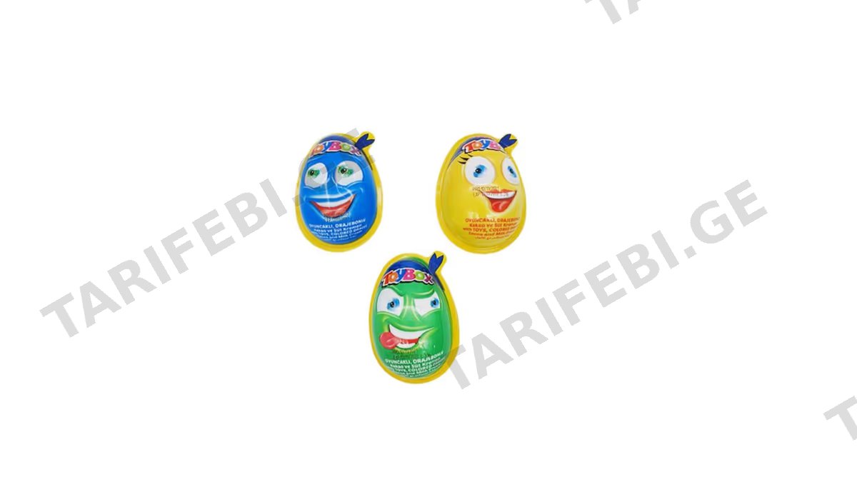 TOYBOX კვერცხი-20გ