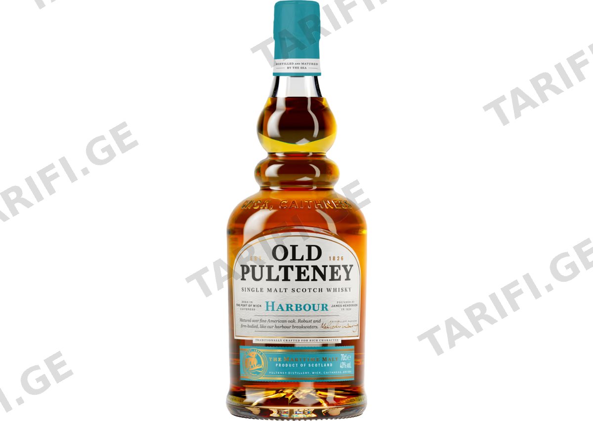 შოტლანდიური ვისკი Old Pulteney Harbour - 0.7L