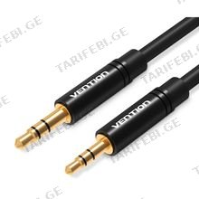 VENTION BALBG 3.5mm Male to 2.5mm Male Audio Cable 1.5M Black Metal Type