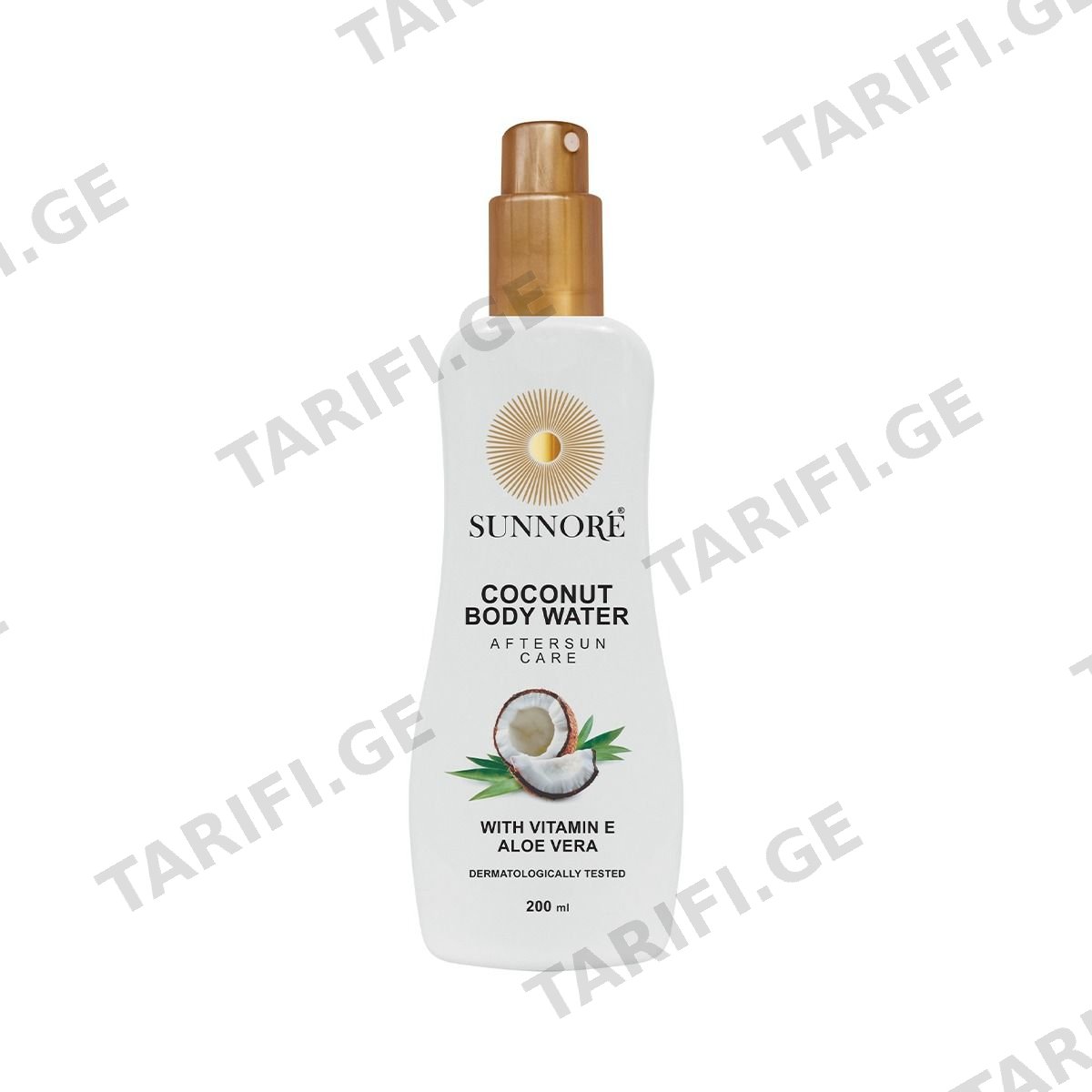 ქოქოსის წყალი sun 200მლ 3635 სანორე - Sunnoré