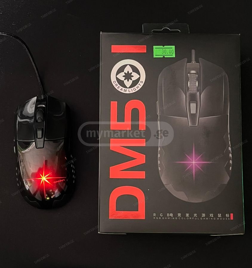 მაუსი DM501 gaming mouse