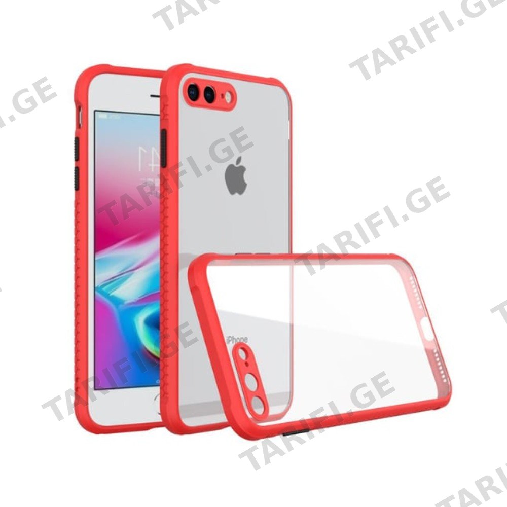 გამჭვირვალე ქეისი iPhone 7 Plus / iPhone 8 Plus Transparent Silicone Case