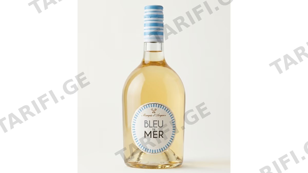 ფრანგული ღვინო/Bleu de Mer/ თეთრი, მშრალი 6*750 მლ