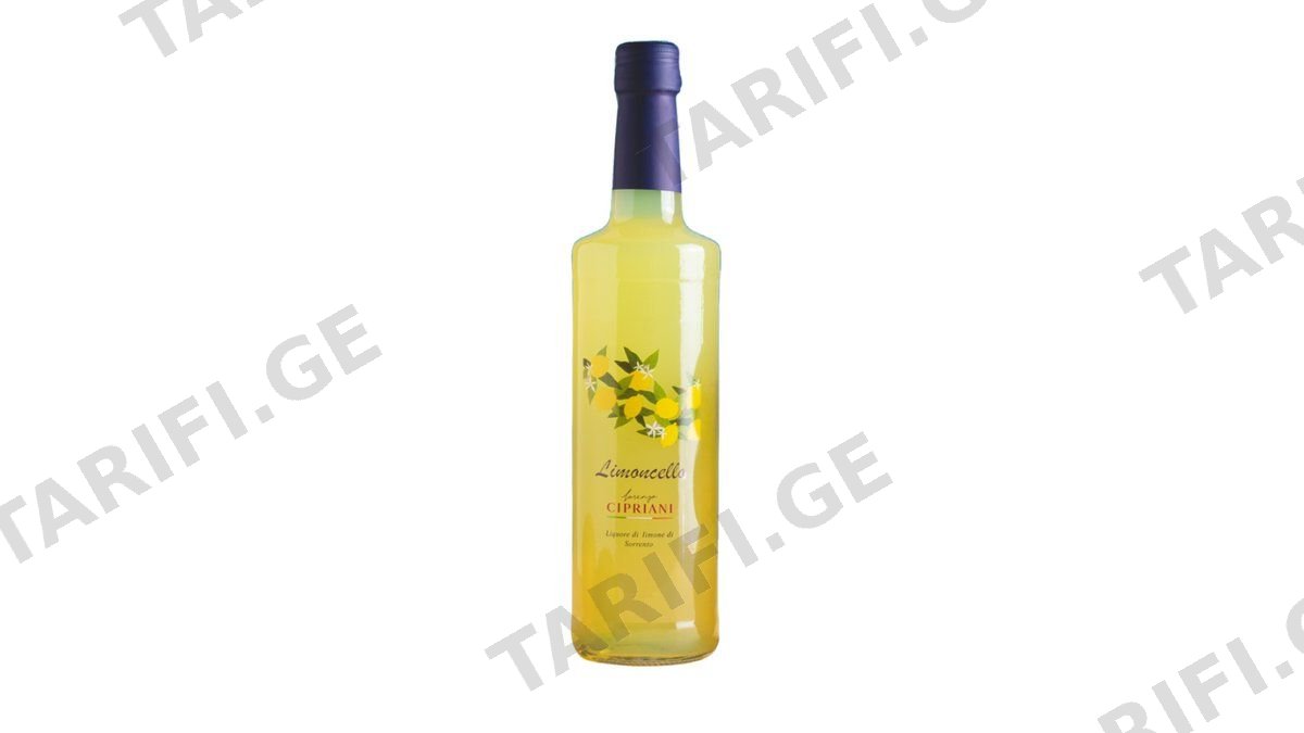 Lorenzo Cipriani Limoncello 0,7 L 30 % - ლიმონჩელო ლორენცო ჩიპრიანი