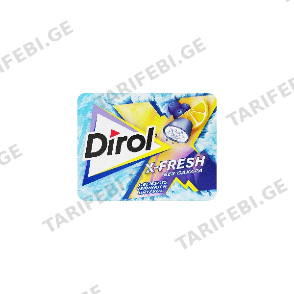 Chewing gum / Dirol / X-Fresh blueberry and citrus 16 g