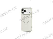 REMAX Original color Series Skin Texture Phone Case iPh17 Pro-White მობილური ტელეფონის ქეისი