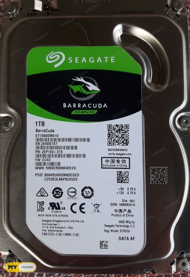 NEW Seagate 1TB ​​​​​​​​​​7200 SATA 2.5-3.5