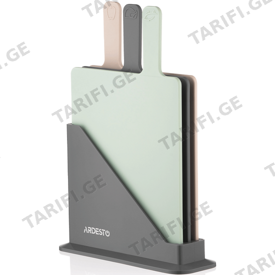 საჭრელი დაფა ARDESTO AR1403BG CUTTING BOARD SET GEMINI GOURMET, 3PCS, PLASTIC