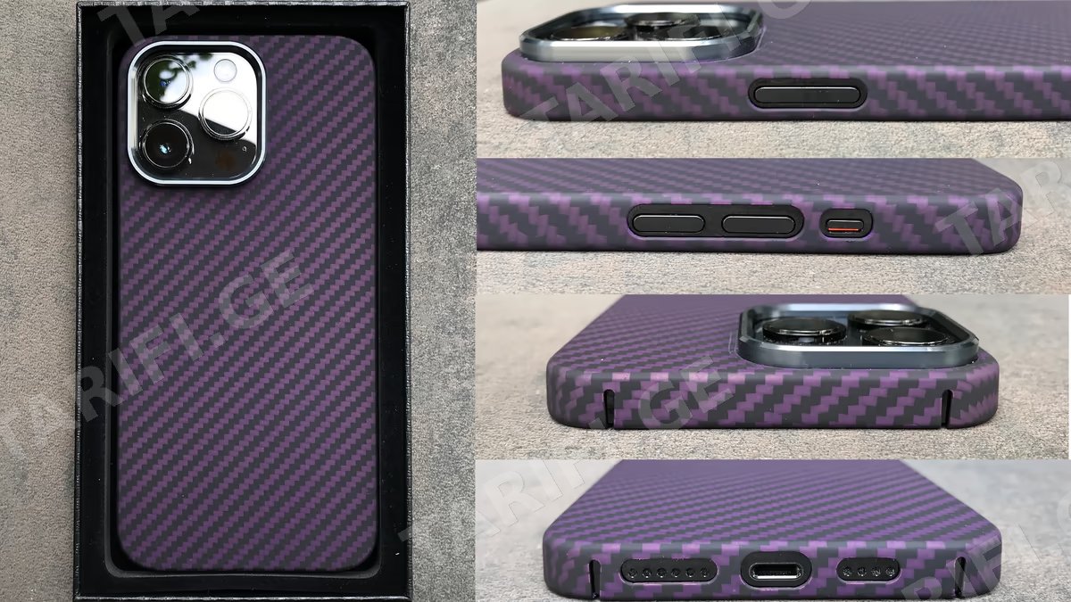 Carbon Fiber Case For 14 Pro. 0.7mm ultra thin lightweight case 💜