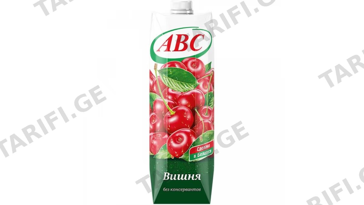 წვენი/ ABC/ ალუბლის 1ლ