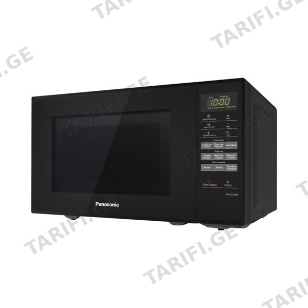 მიკროტალღური ღუმელი Panasonic NN-ST25HBZUE, 800W, 20L, Microwave Oven, Black