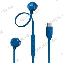 JBL Tune 310C USB Blue სადენიანი ყურსასმენი