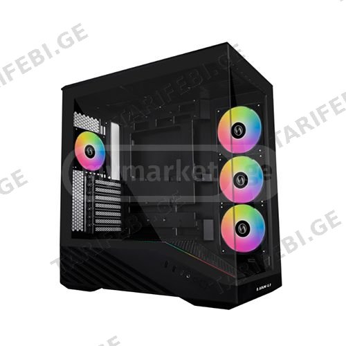 ქეისი - Lian Li V100R Black - 4x120 Fan ARGB