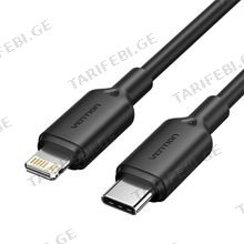 VENTION LAKBH USB 2.0 Type-C Male to Lightning Male 3A Cable 2M PVC Type