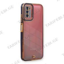 Samsung Galaxy A02S, Samsung Galaxy A03S, Liva lense Case სილიკონის ქეისი - ლურჯი